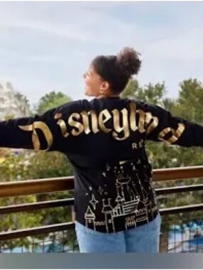 Disney Black Graphic Crewneck Sweatshirt